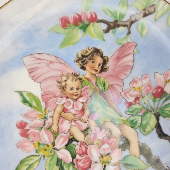 Villeroy And Boch The Apple Blossom Fairy Porcelain Plate 6th Issue Germany - Picture 2 of 9